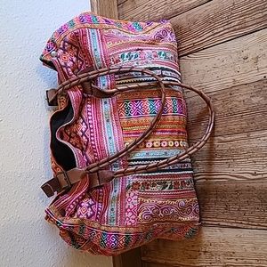 Lumily Fair Trade Oversized Shoulder Bag Handcrafted Tote Bag Bohemian